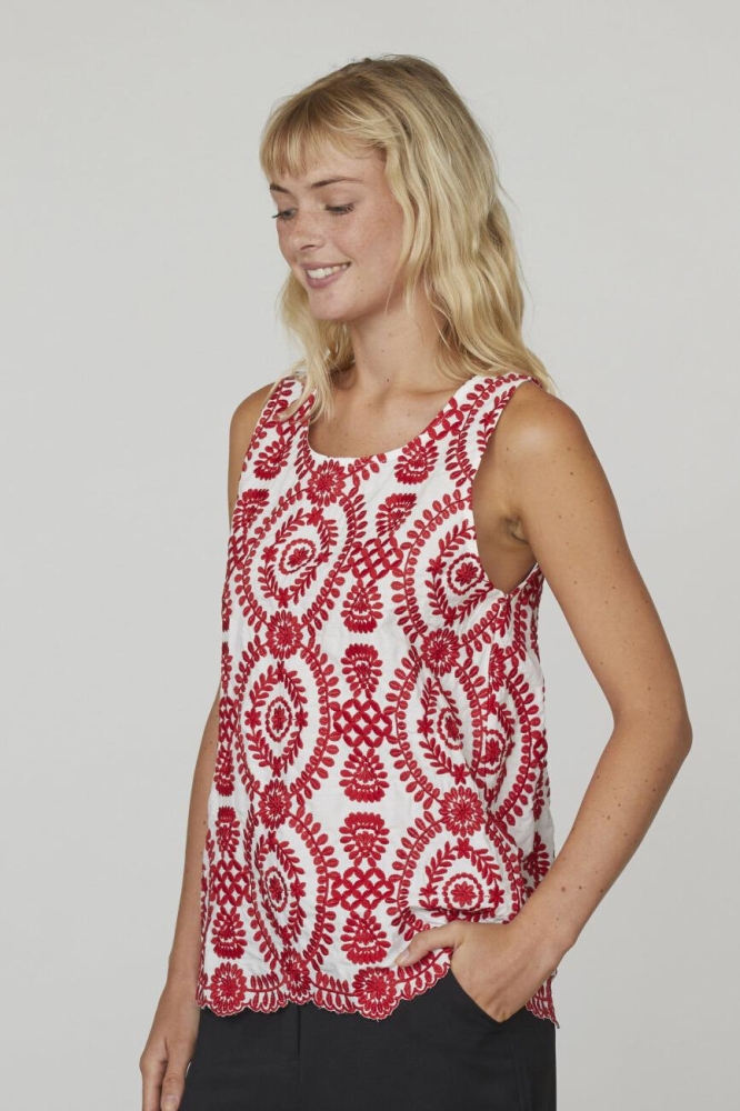  GILMA TA 17680 WHITE/RED